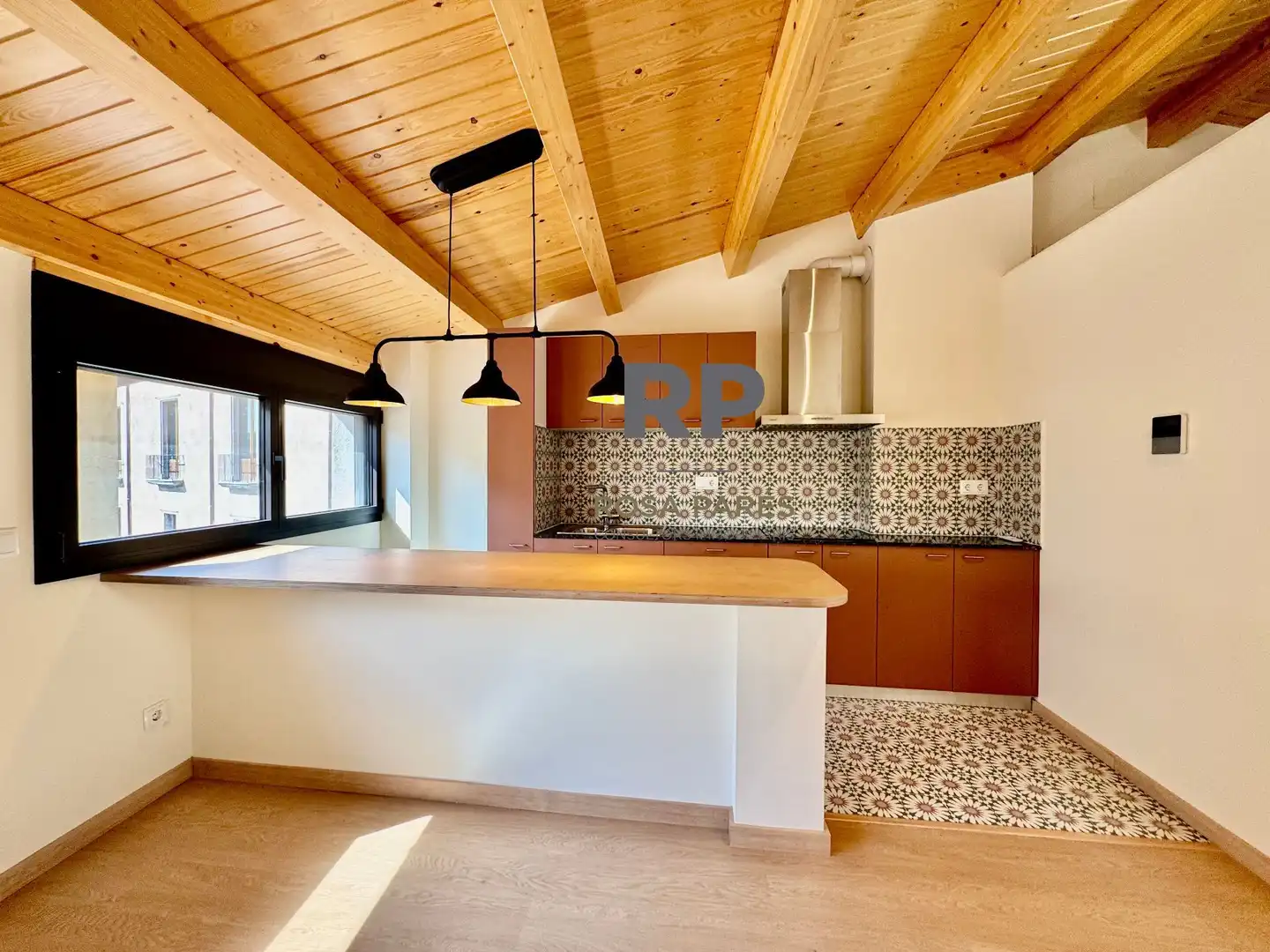 Cocina de Apartamento en venta en Centelles con Aire acondicionado y Calefacción