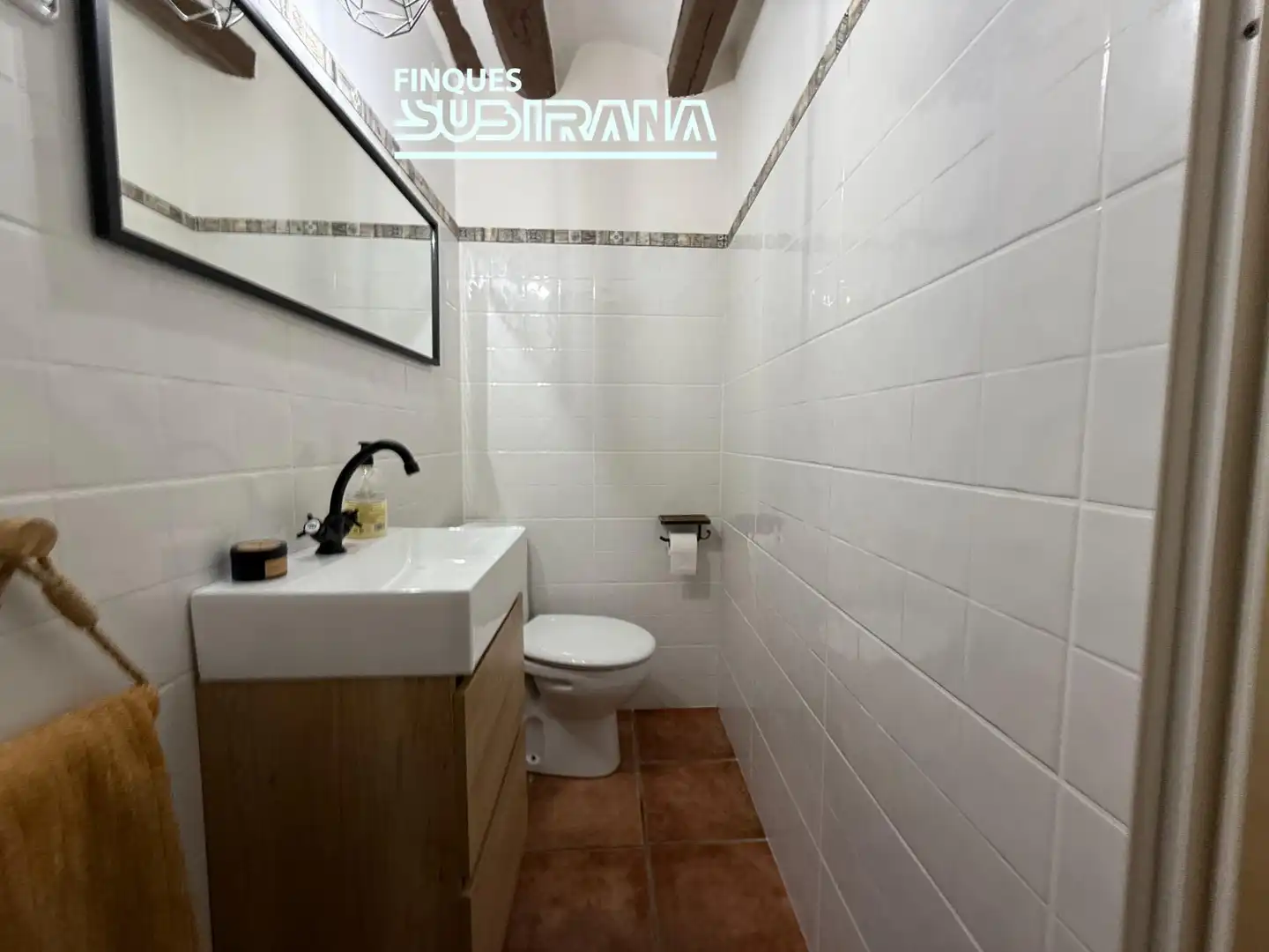 Bathroom of Houses for sale in Sant Martí Sesgueioles  with Heating