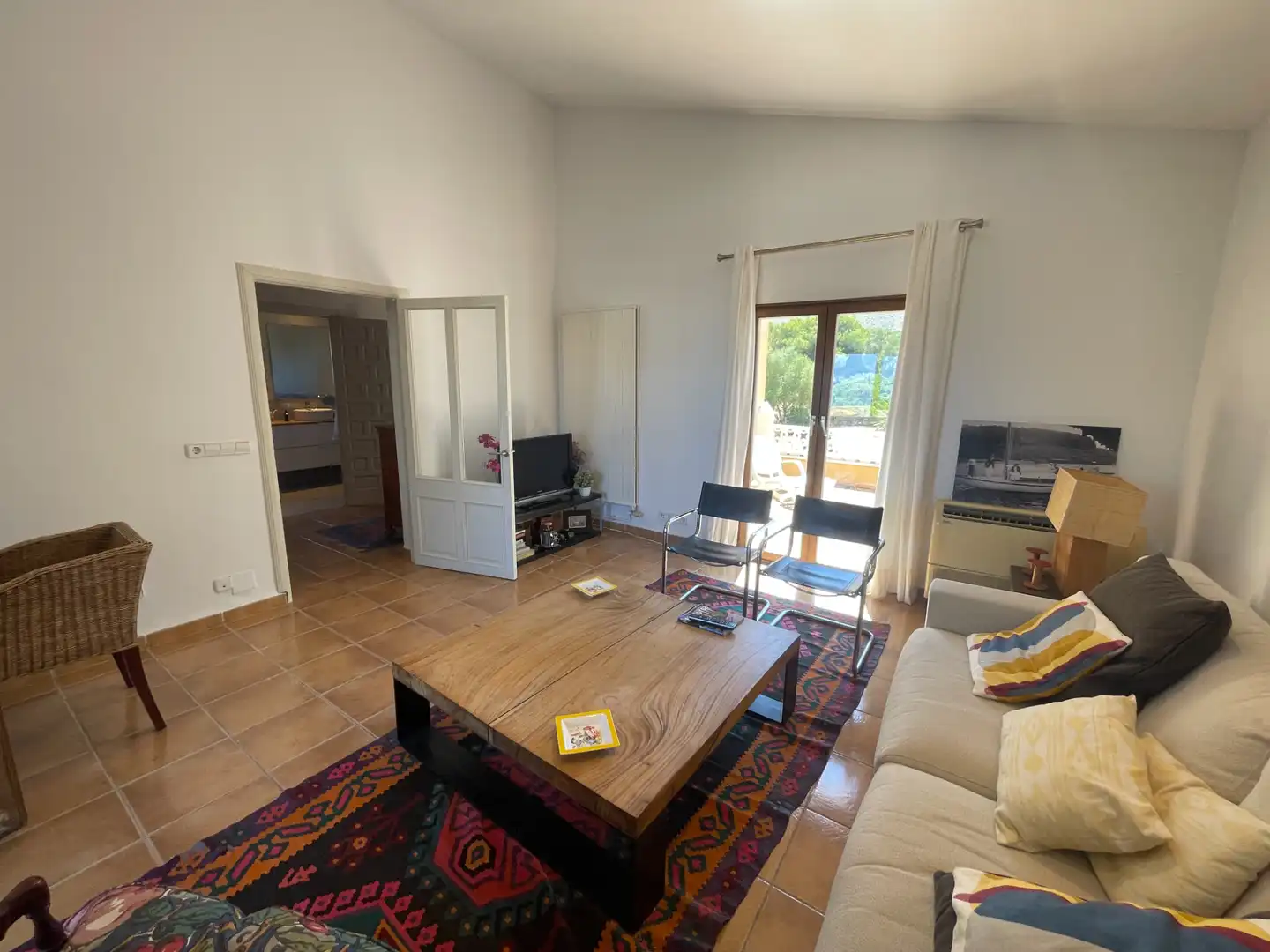 Sala de estar de Casa o chalet de alquiler en Artà con Aire acondicionado, Calefacción y Jardín privado