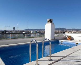 Swimming pool of Flat for sale in  Barcelona Capital  with Air Conditioner, Heating and Terrace