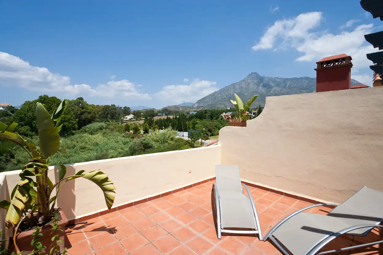 Terrace of Houses for rent in Marbella  with Furnished and Pets allowed