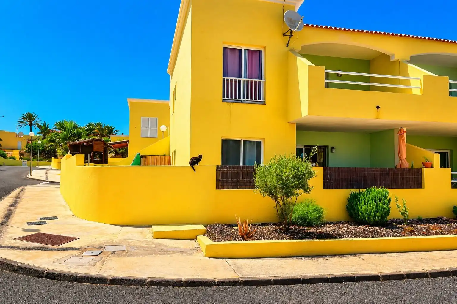 Vista exterior de Piso en venta en Pájara con Terraza y Piscina comunitaria
