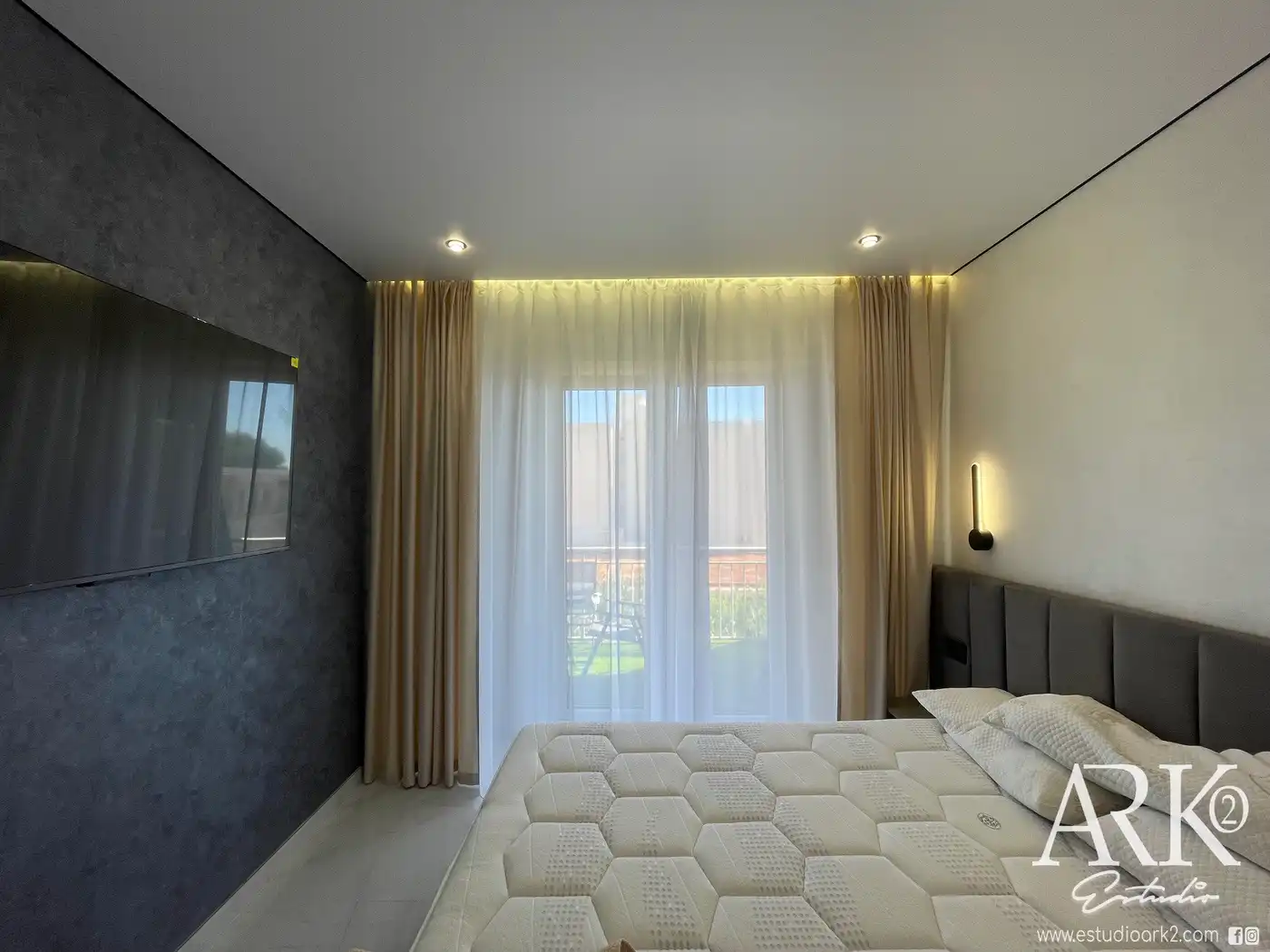 Bedroom of Apartments for sale in Gandia  with Air Conditioner, Terrace and Furnished