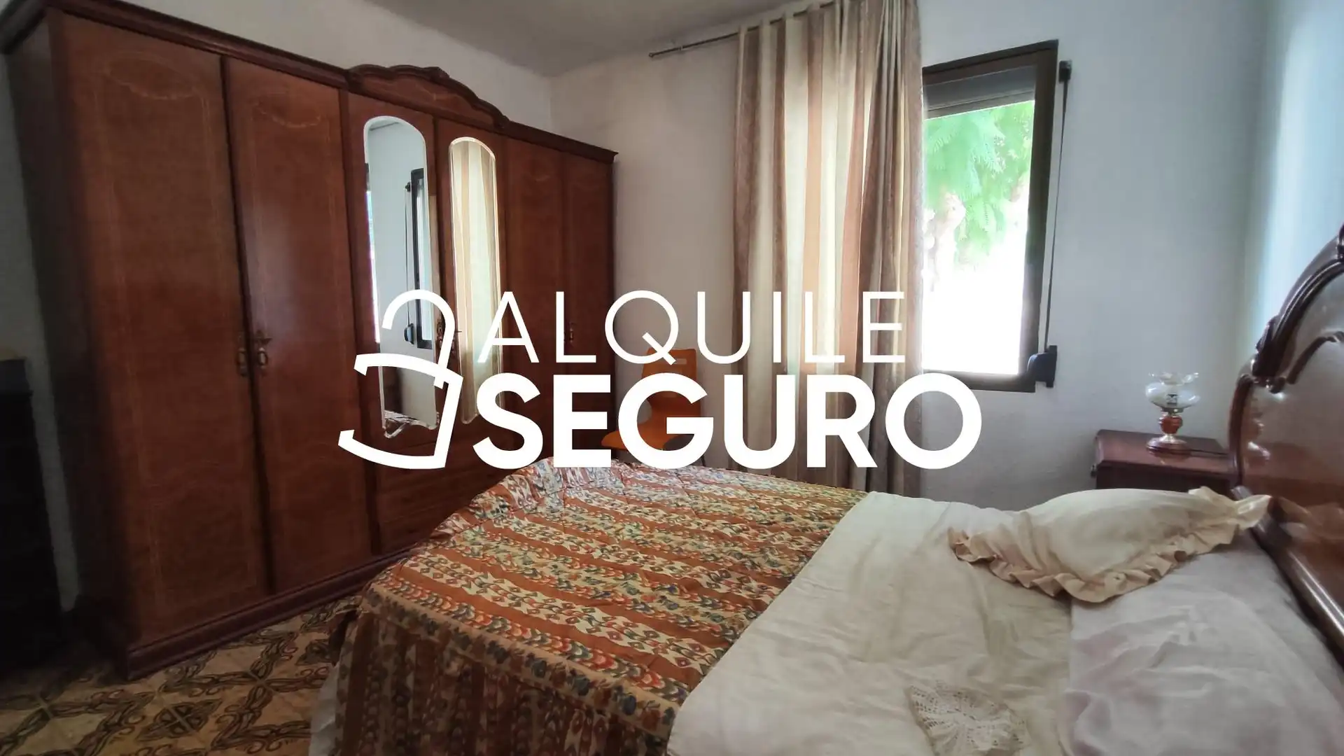 Bedroom of Flat for rent in Madrid  with Air Conditioner, Terrace and Furnished