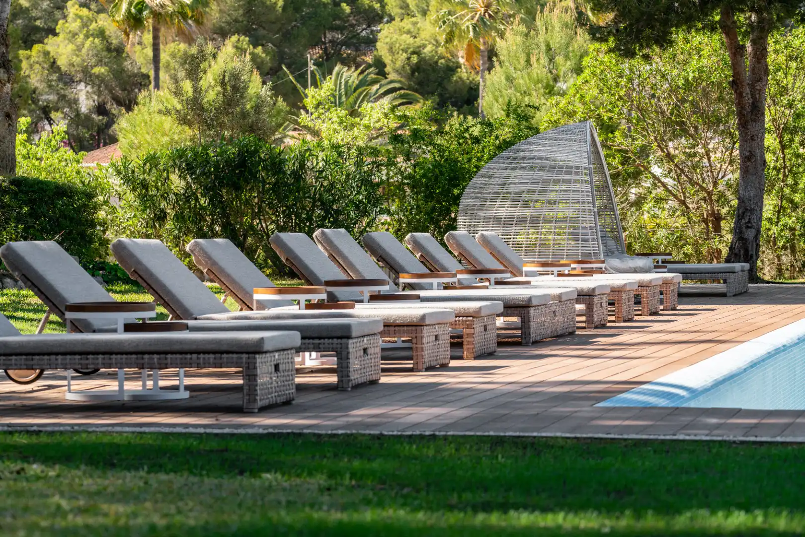 Terrassa de Apartament en venda en Moraira amb Aire condicionat, Calefacció i Jardí privat