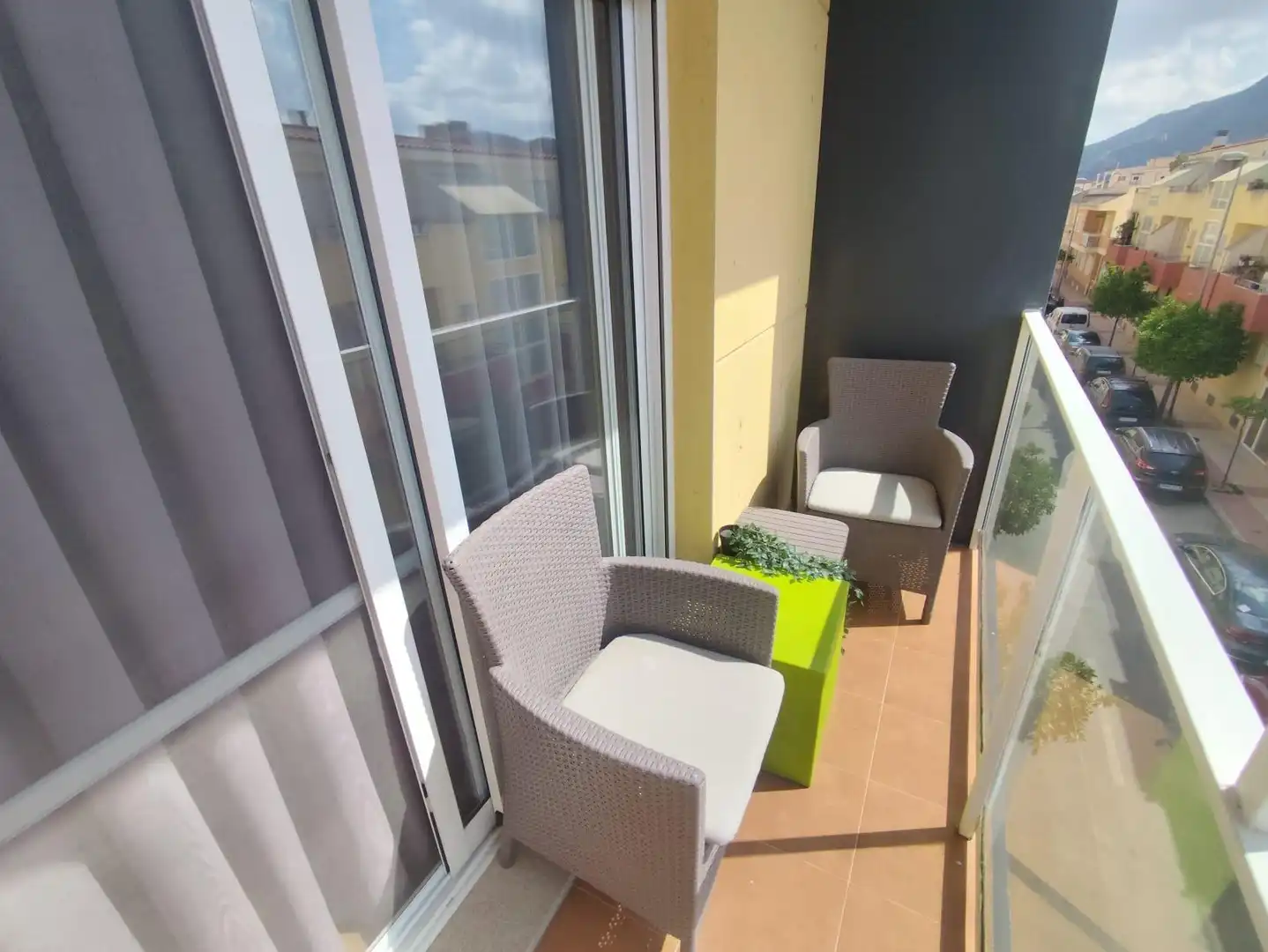Terrasse von Wohnung zum Verkauf in Murcia mit Klimaanlage und Balkon