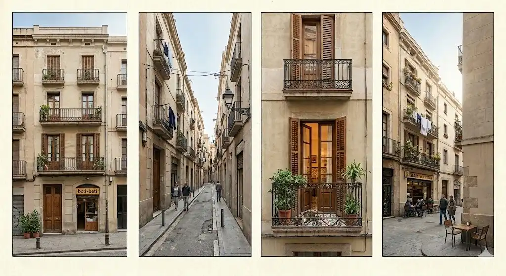 Vista exterior de Piso en venta en Barcelona con Aire acondicionado, Terraza y Alarma