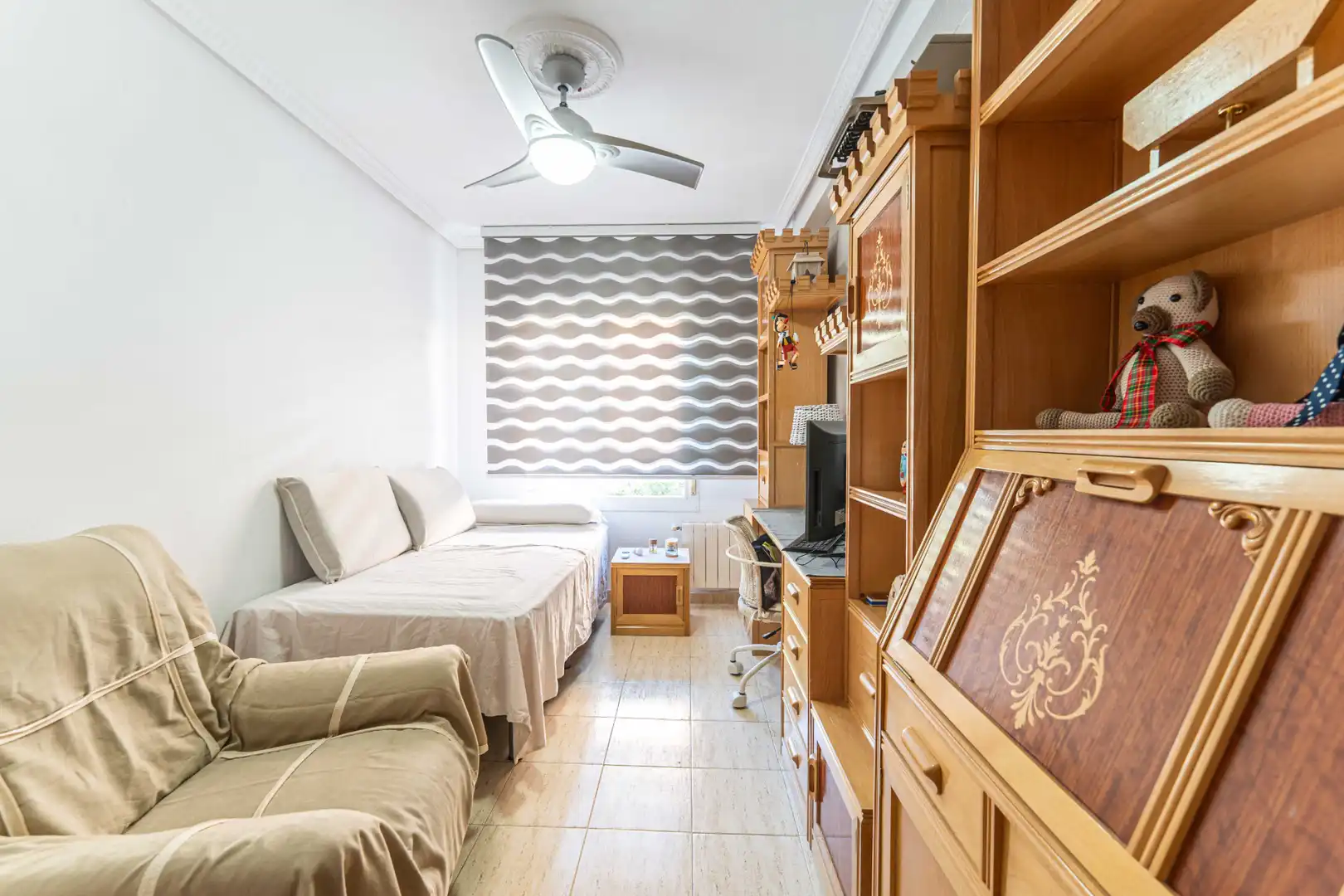 Schlafzimmer von Maisonette zum Verkauf in Fuenlabrada mit Klimaanlage, Heizung und Terrasse