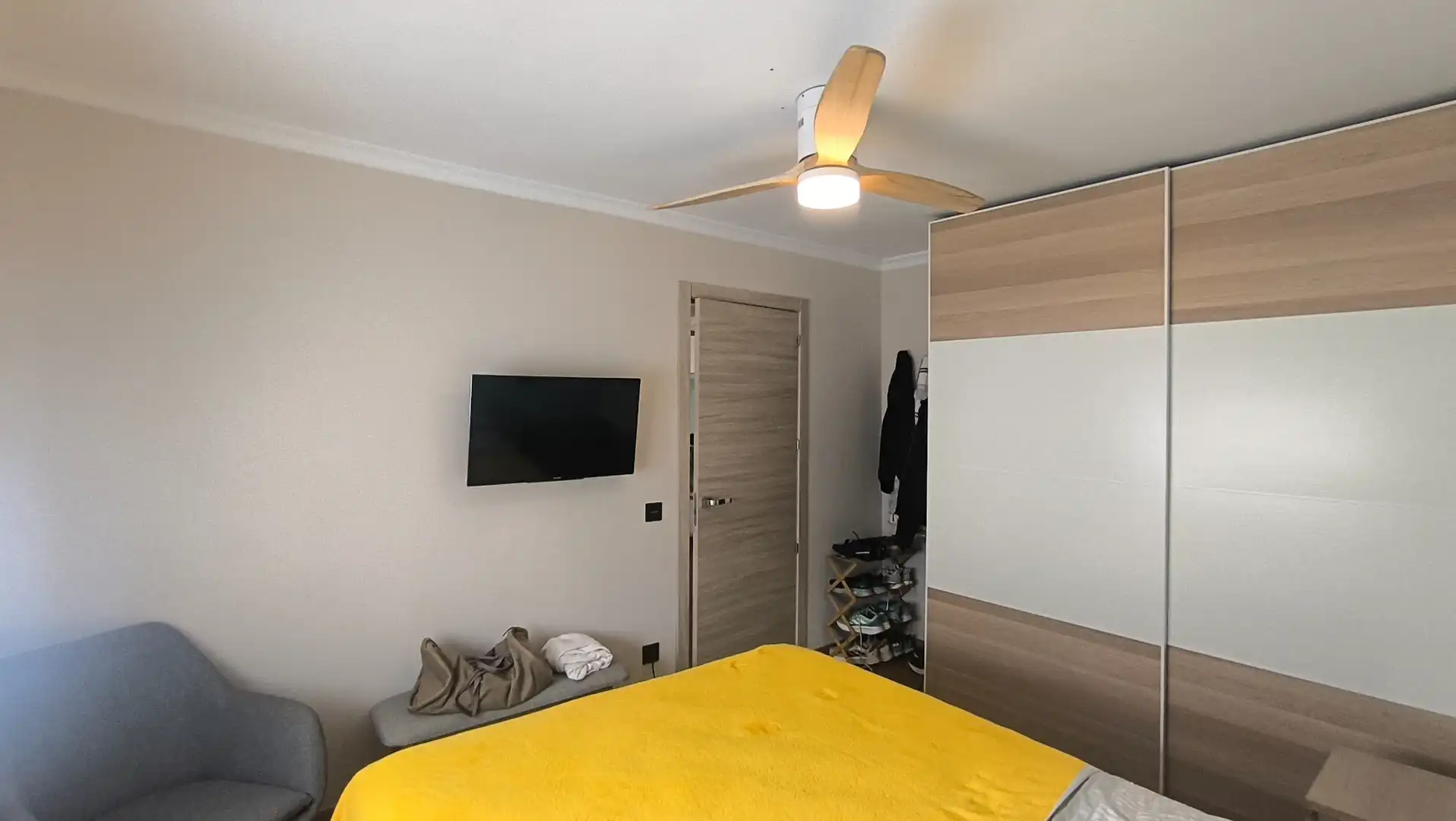 Schlafzimmer von Wohnung zum Verkauf in Tarragona mit Klimaanlage, Parkett und Terrasse