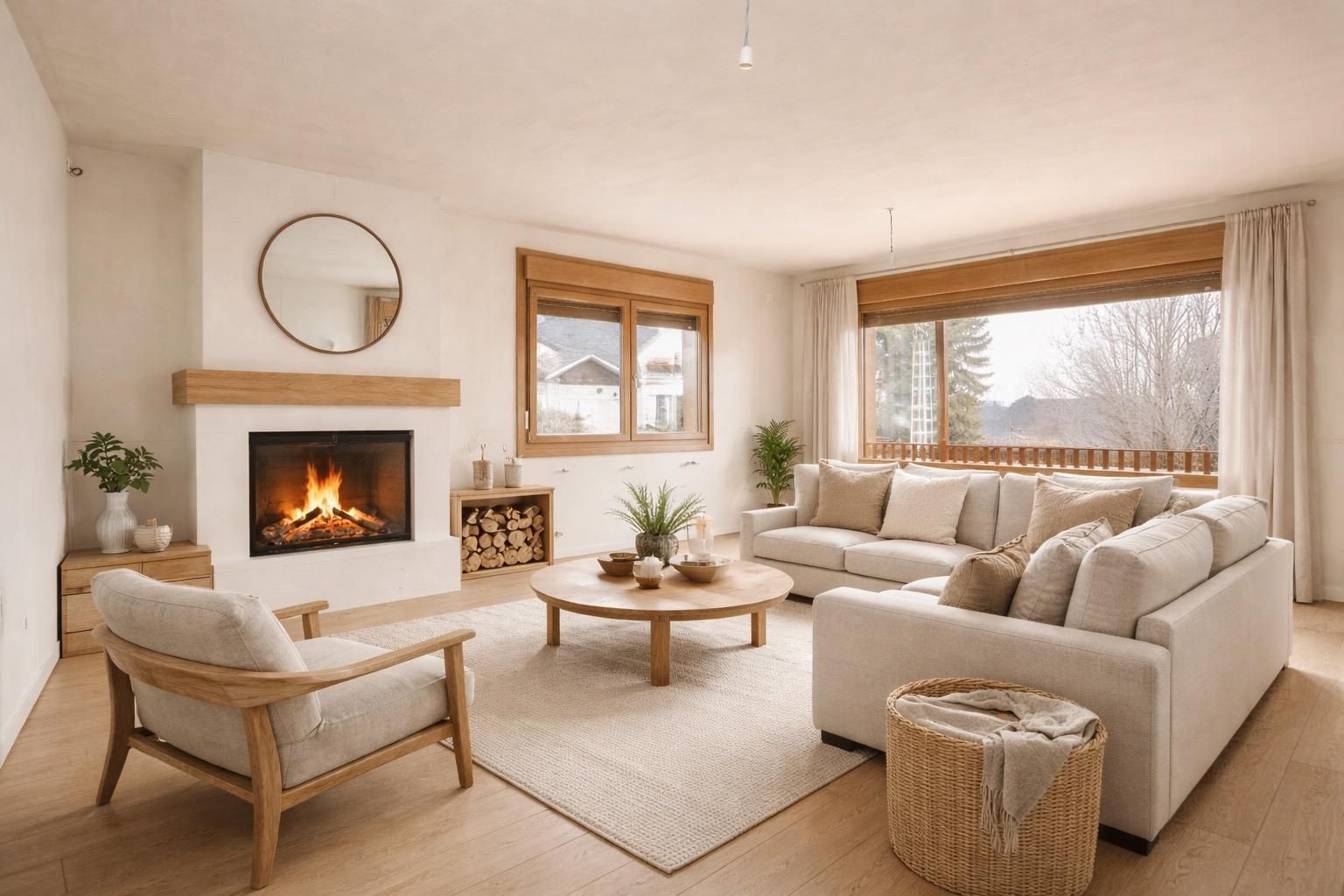 Sala de estar de Casa o chalet en venta en Cercedilla con Jardín privado, Terraza y Trastero