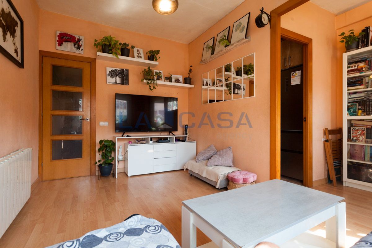 Sala d'estar de Pis en venda en  Barcelona Capital amb Aire condicionat, Calefacció i Forn