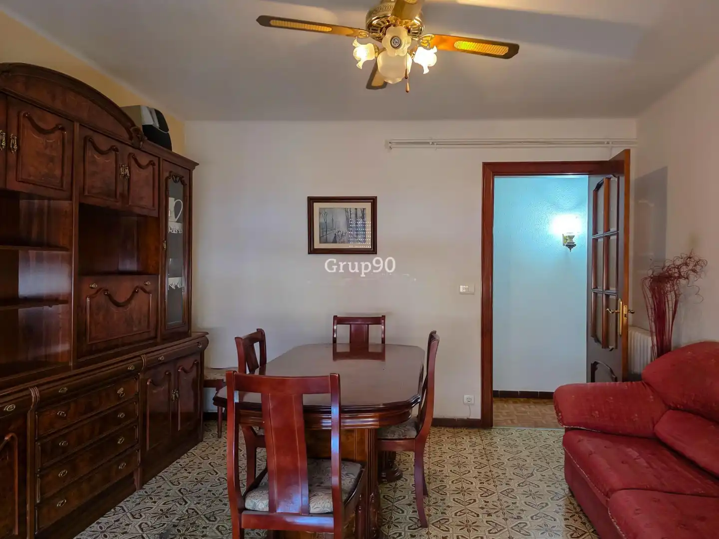Wohnzimmer von Wohnung zum Verkauf in Lleida mit Heizung, Abstellraum und Balkon