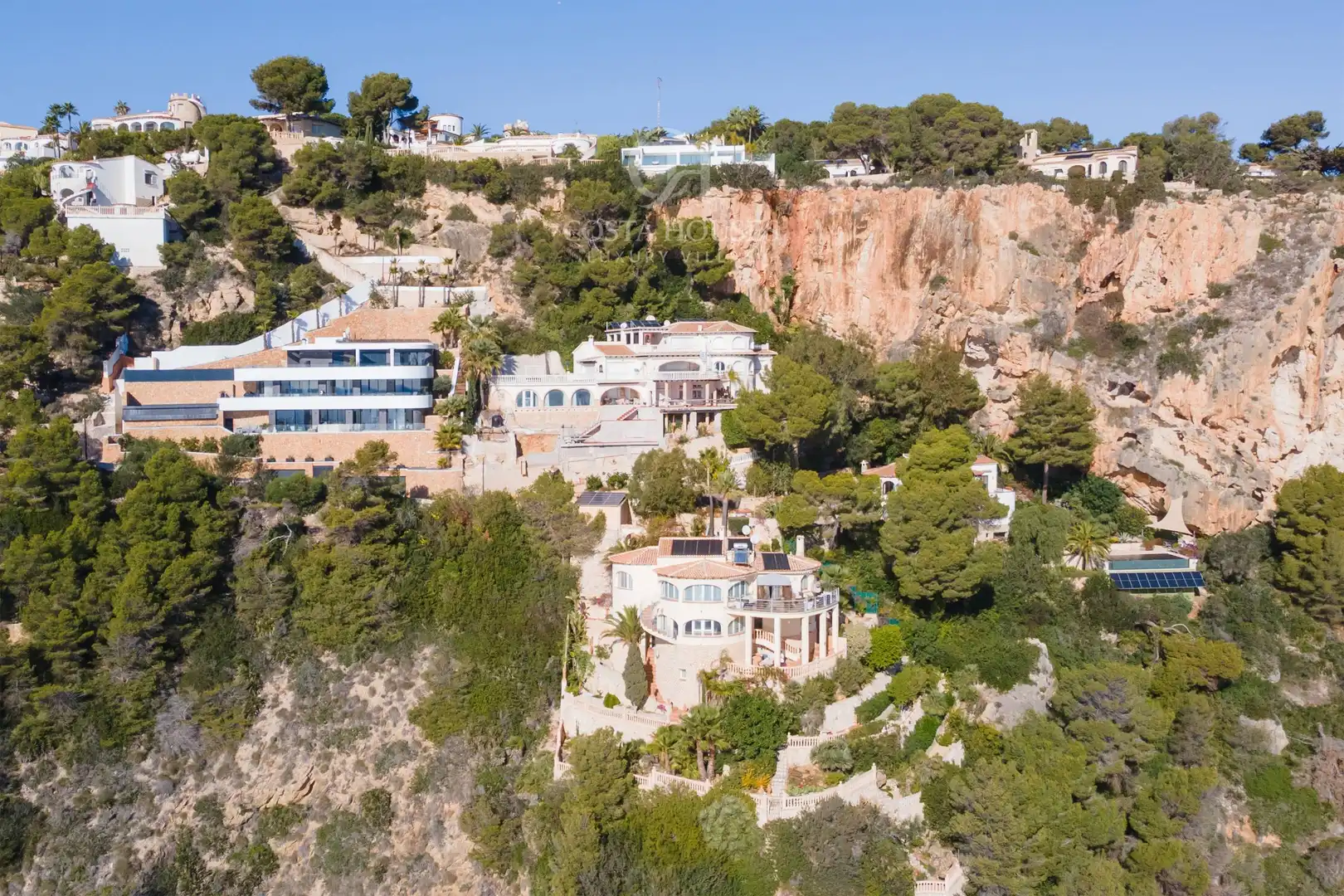 Außenansicht von Haus oder Chalet zum Verkauf in Jávea / Xàbia mit Klimaanlage, Privatgarten und Terrasse