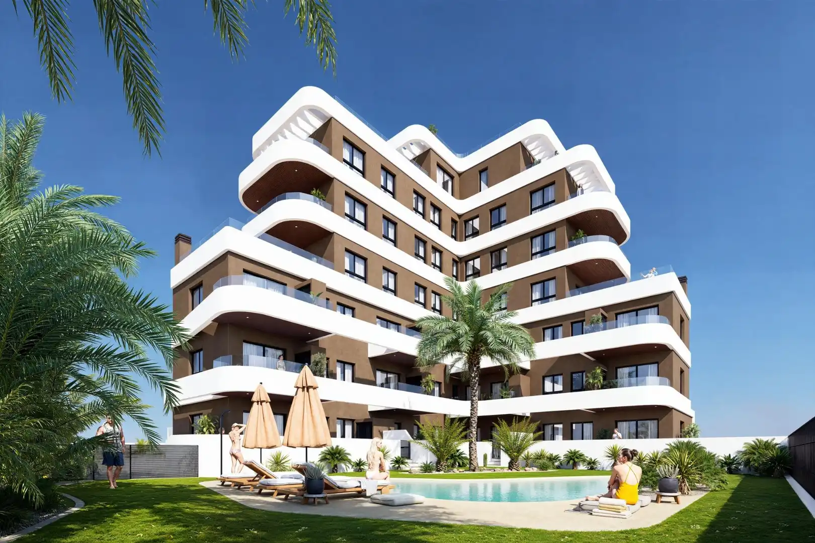 Penthouse mit Pool zum Verkauf in Puerto Deportivo