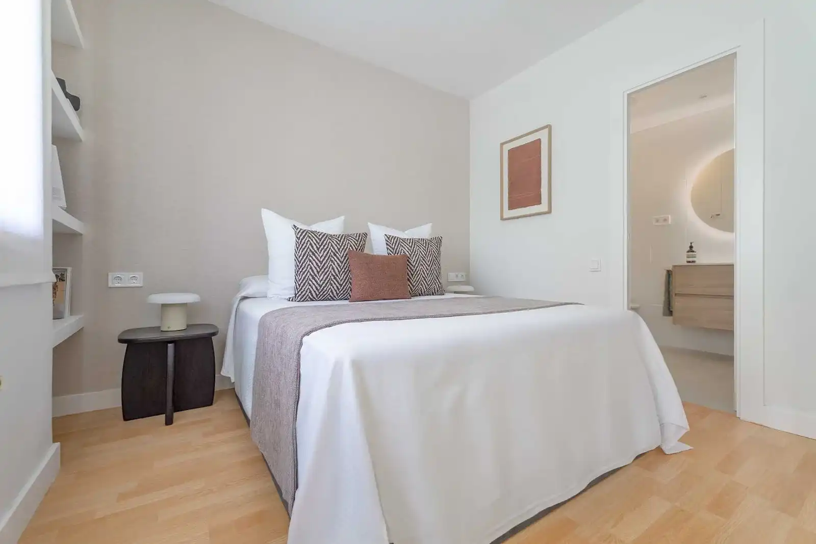 Habitación de Apartamento de alquiler en Madrid con Aire acondicionado, Calefacción y Piscina
