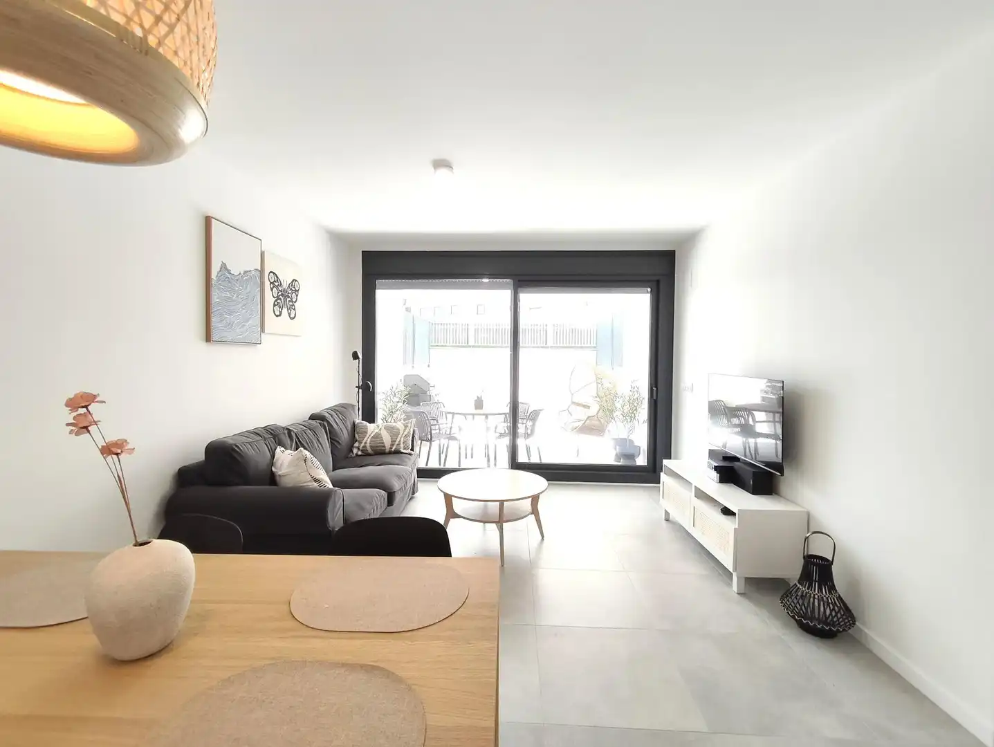Living room of Ground floor for rent in Orihuela  with Air Conditioner, Heating and Private garden