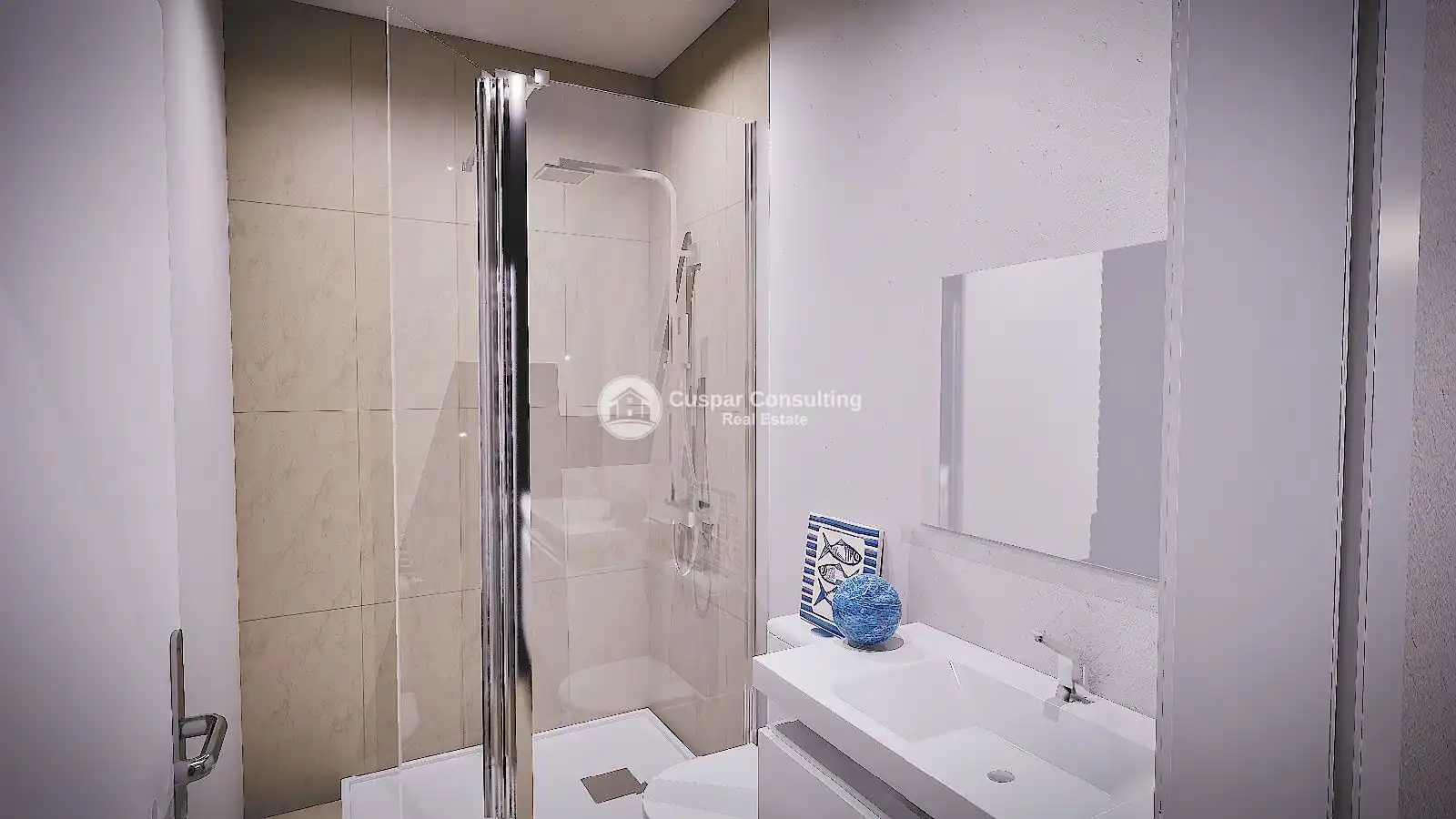 Baño de Ático en venta en Cartagena con Calefacción, Terraza y Trastero