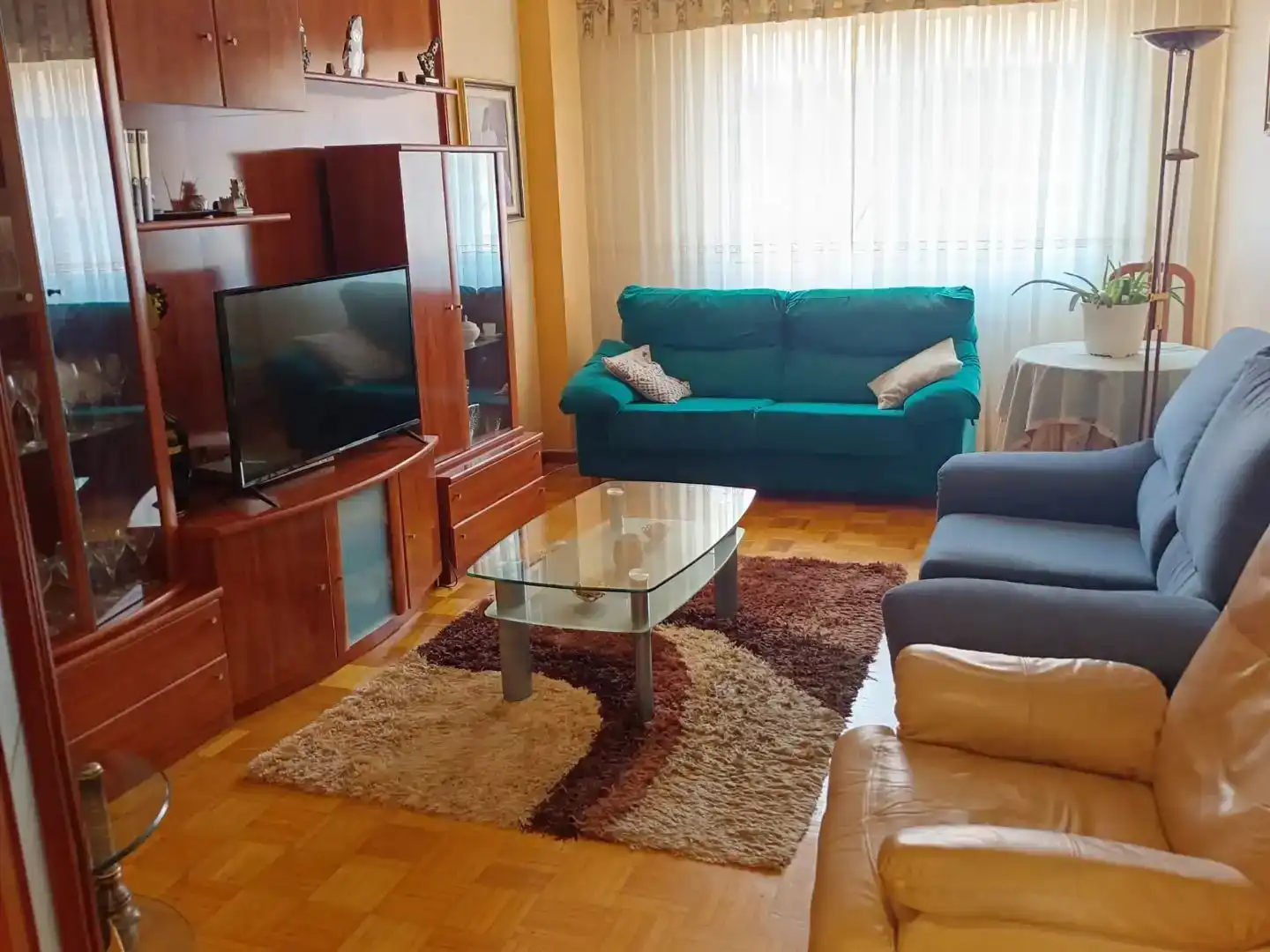 Sala de estar de Piso en venta en  Logroño con Balcón
