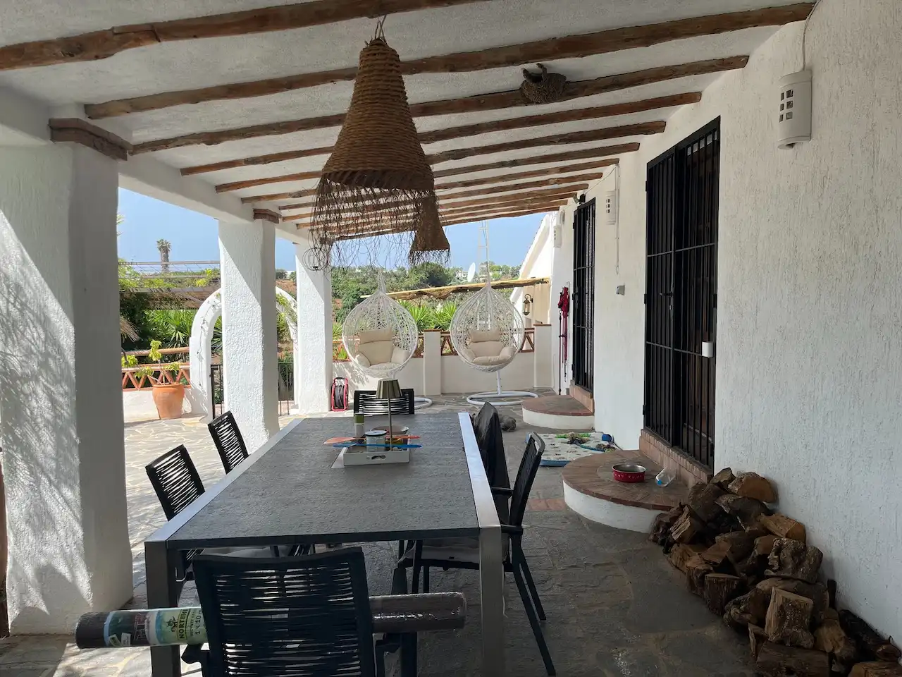 Terrace of Country homes for sale in Vélez-Málaga  with Air Conditioner, Heating and Private garden