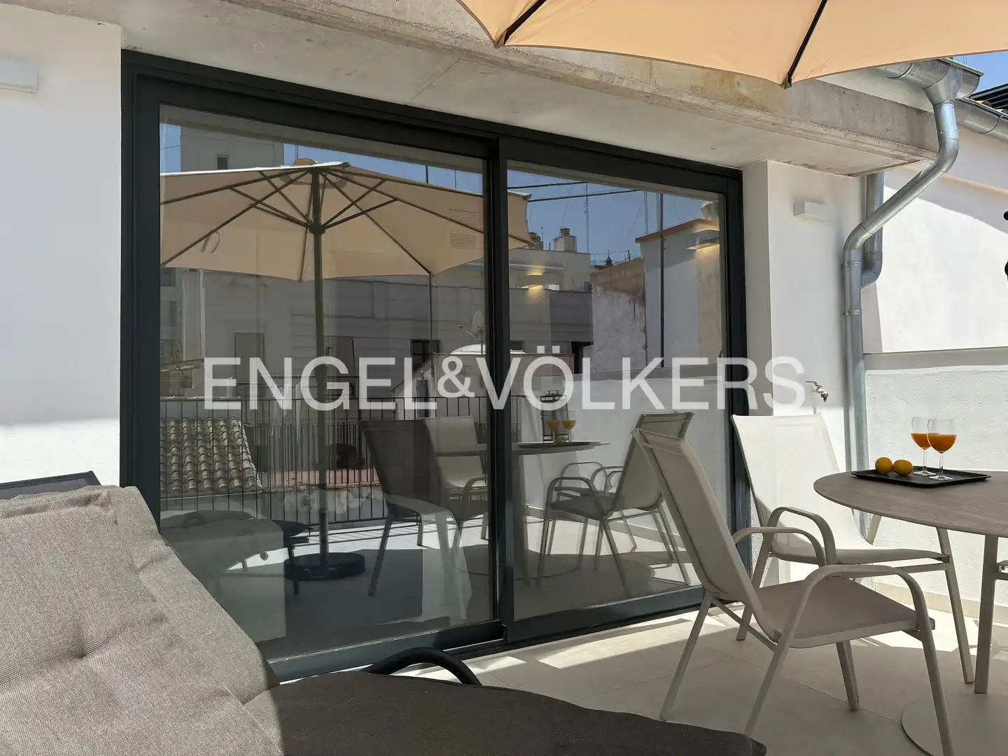 Terrace of Flat for rent in Valencia  with Air Conditioner, Heating and Terrace