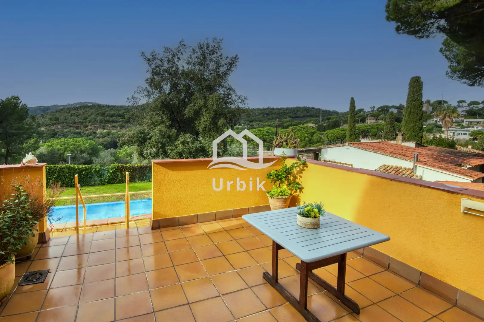 Terraza de Casa adosada en venta en Castell d'Aro, Platja d'Aro i s'Agaró con Aire acondicionado, Calefacción y Jardín privado