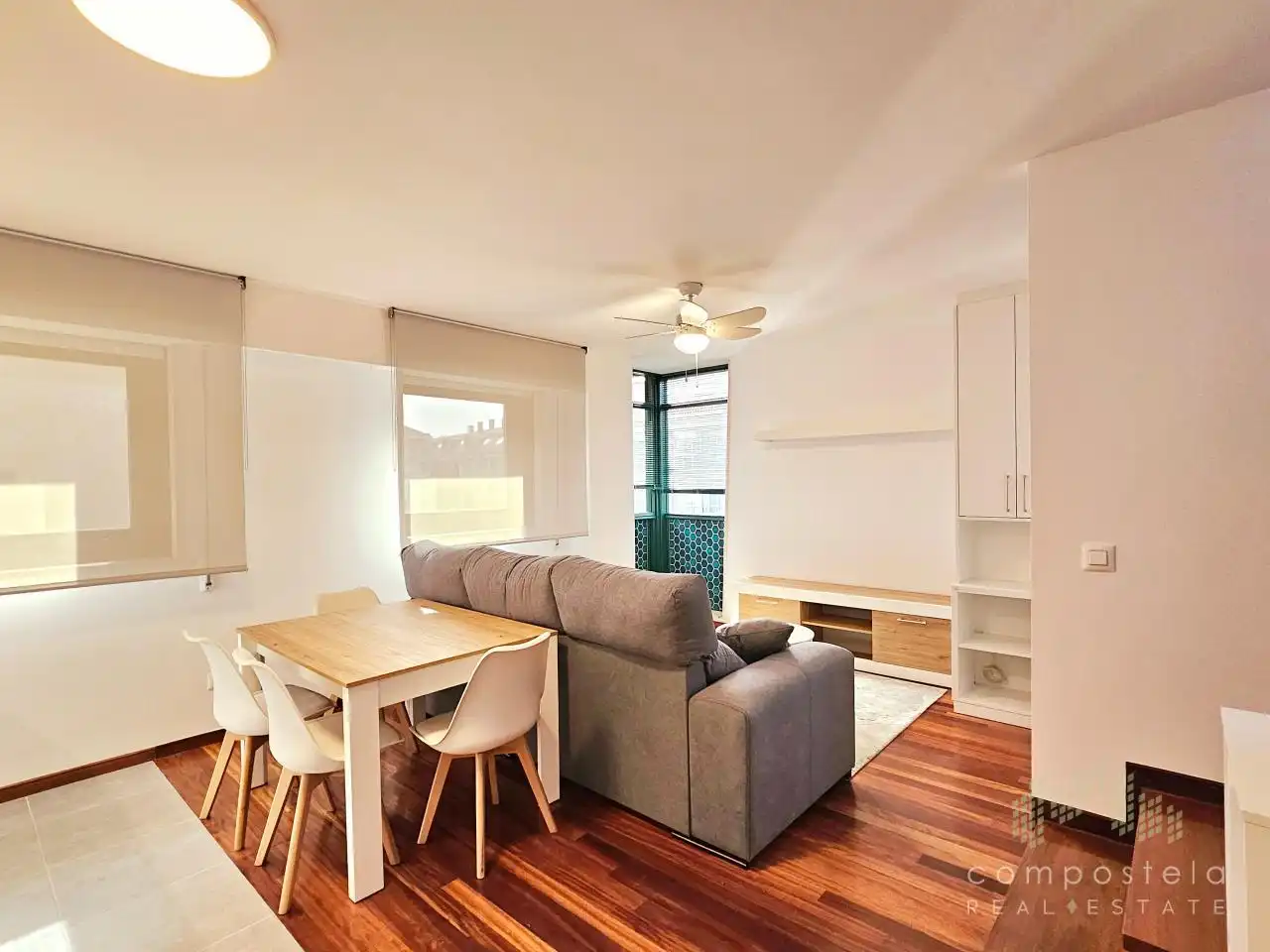 Sala de estar de Dúplex de alquiler en Ames con Calefacción, Parquet y Trastero