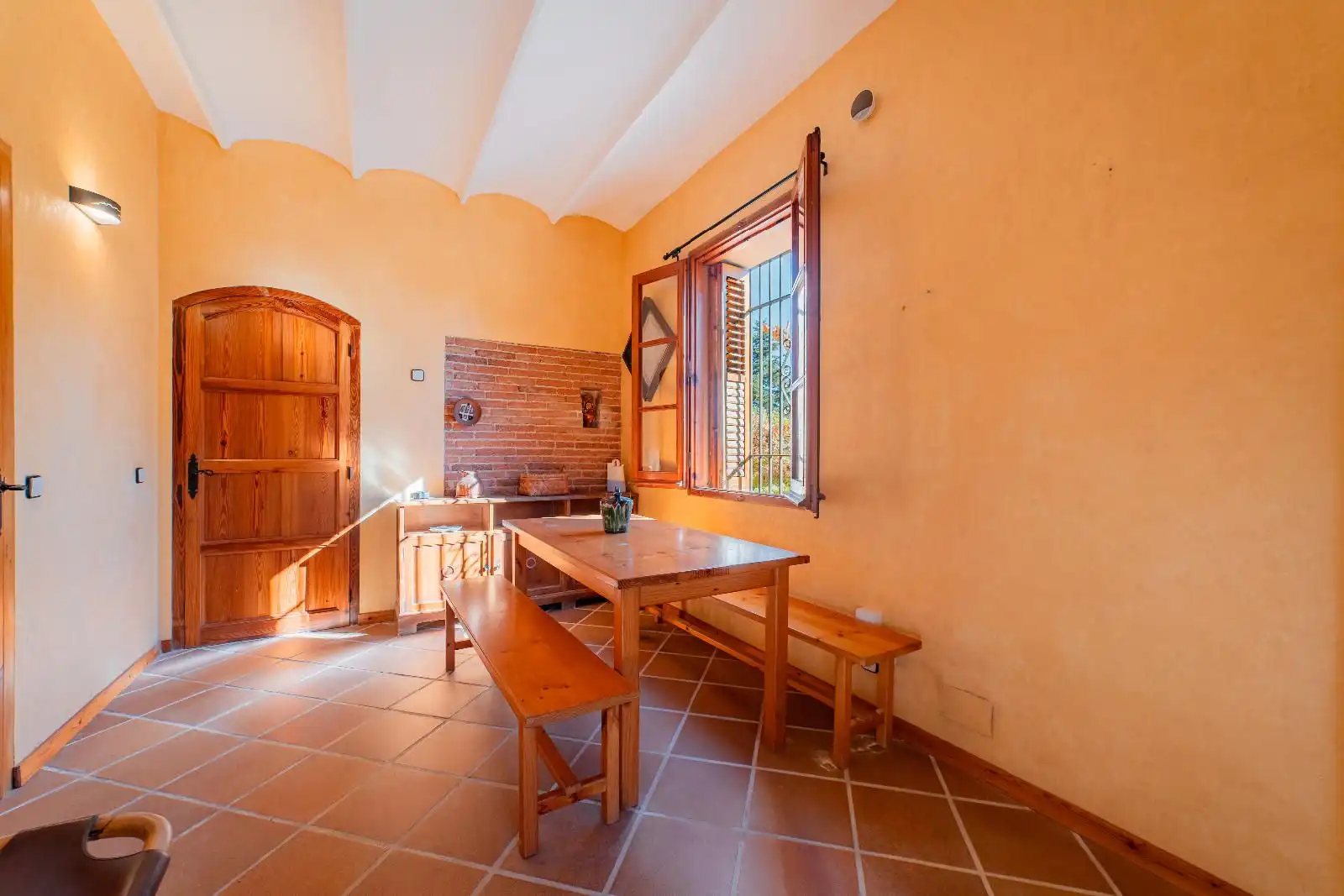 Cocina de Finca rústica en venta en Argentona con Calefacción, Jardín privado y Terraza