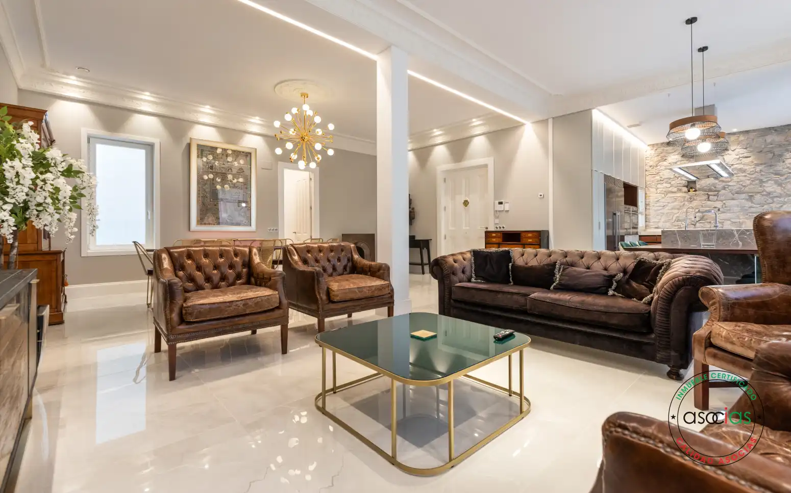 Wohnzimmer von Wohnung zum Verkauf in Gijón  mit Heizung