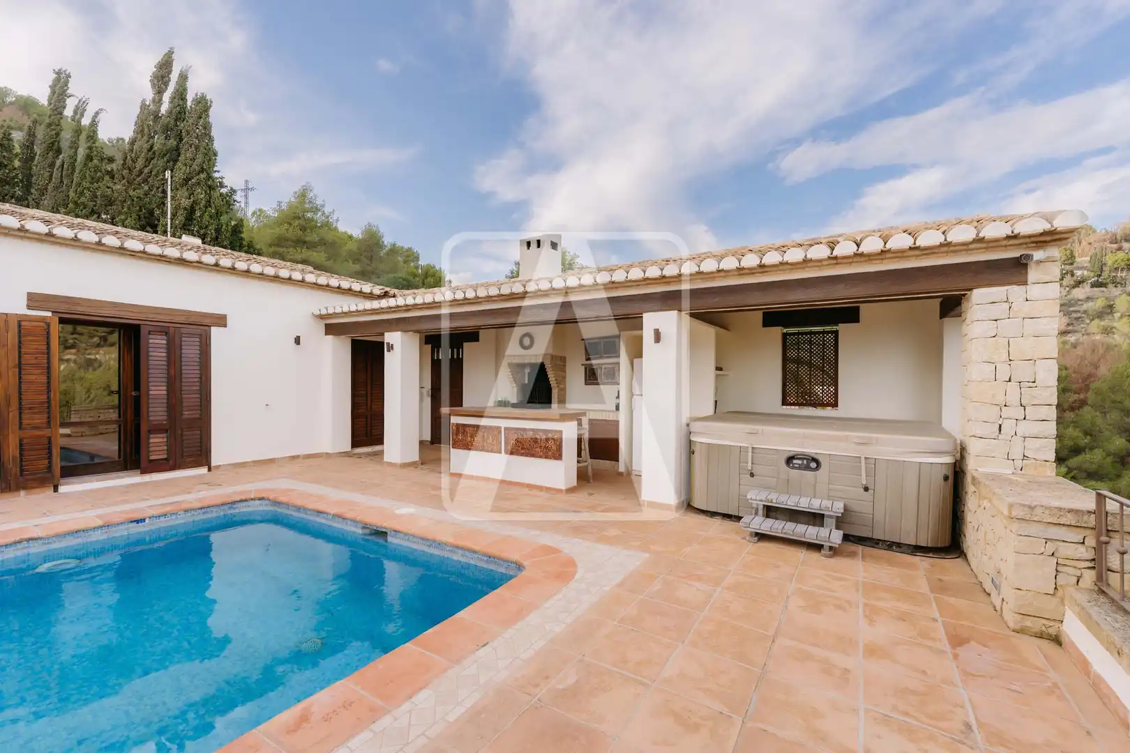 Vista exterior de Finca rústica en venta en Benissa con Aire acondicionado, Calefacción y Jardín privado
