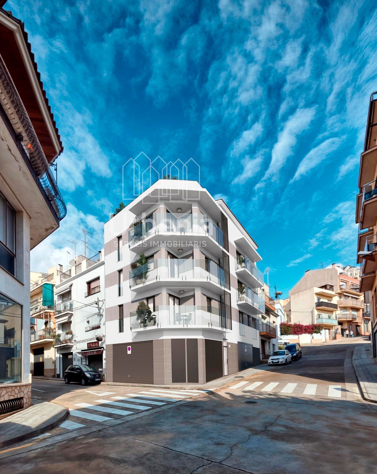 Vista exterior de Pis en venda en Canet de Mar amb Aire condicionat, Calefacció i Terrassa