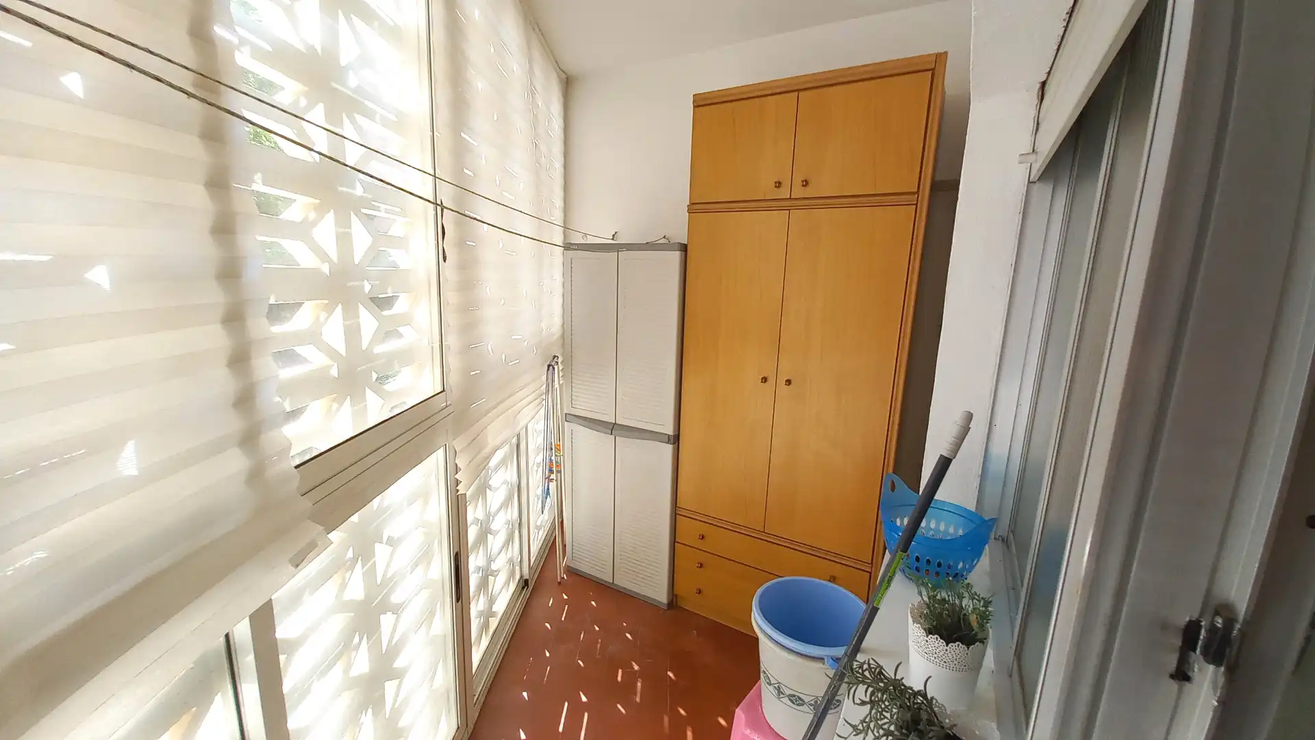 Terraza de Piso de alquiler en Albacete con Calefacción, Amueblado y Balcón