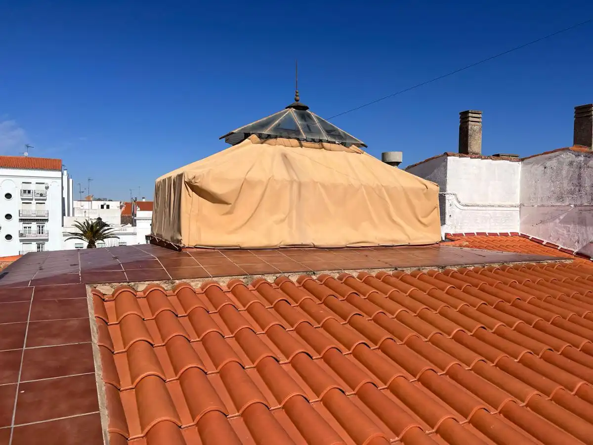 Exterior view of Flat for sale in Villafranca de los Barros  with Terrace, Storage room and Balcony