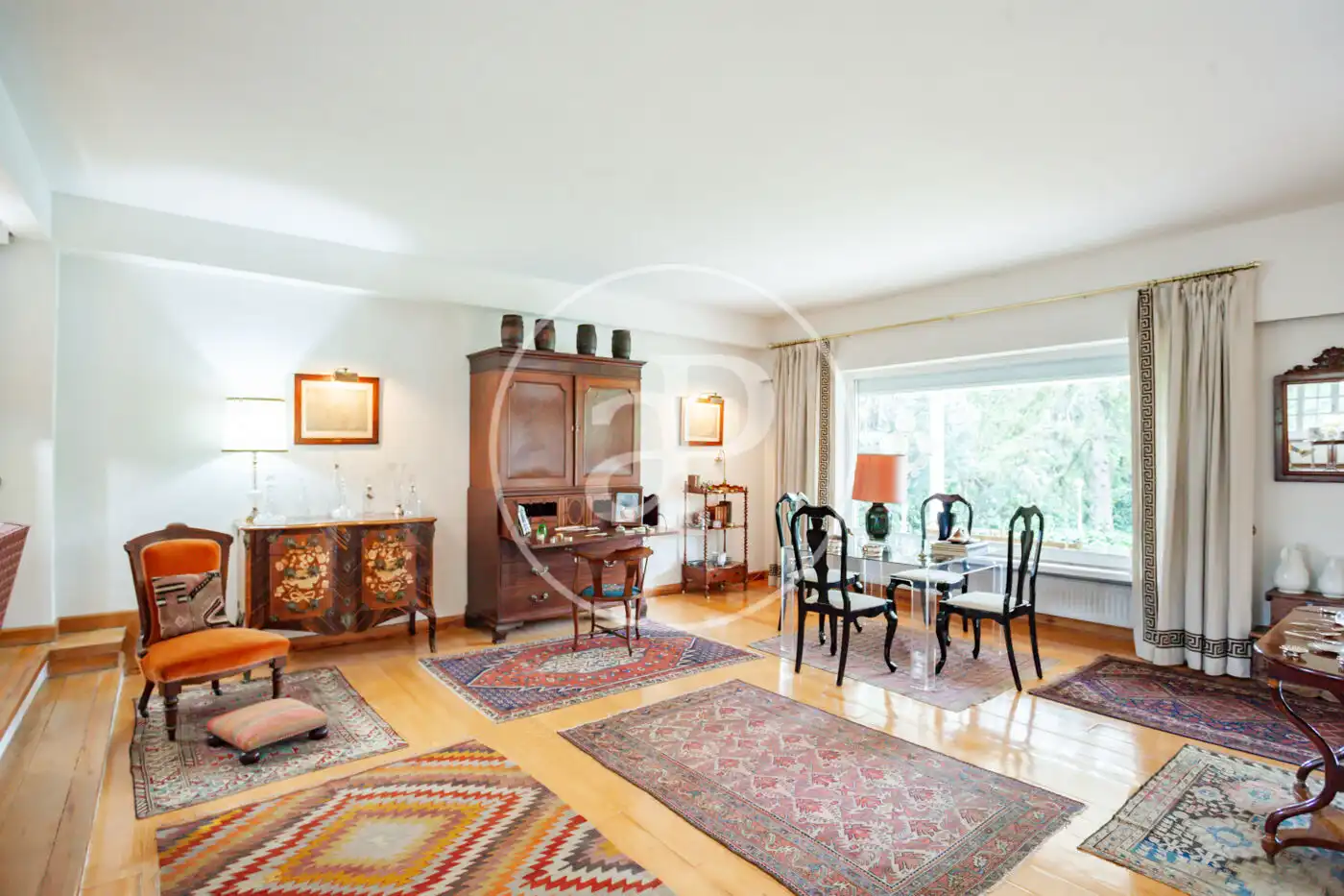 Living room of Houses for sale in Madrid  with Heating, Private garden and Terrace