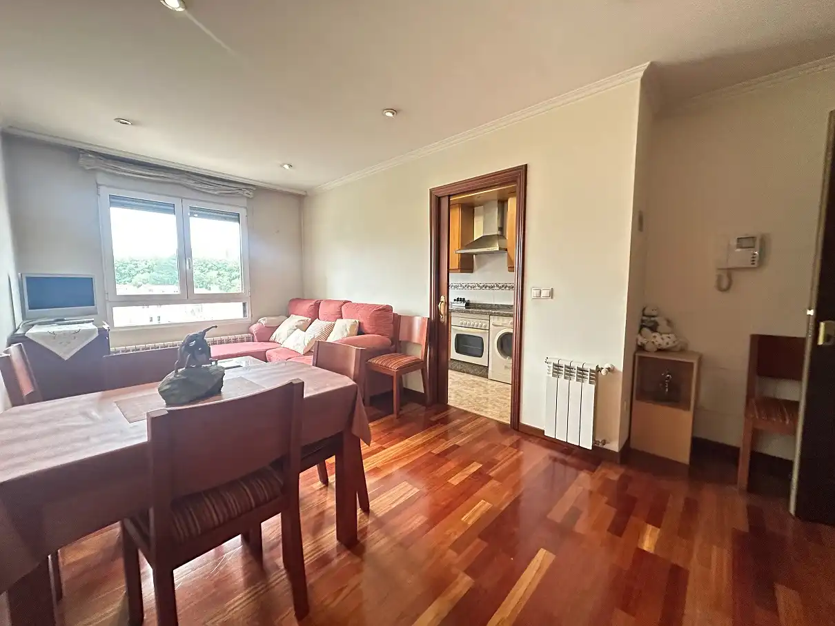 Sala de estar de Piso de alquiler en Santiago de Compostela  con Calefacción, Trastero y Amueblado