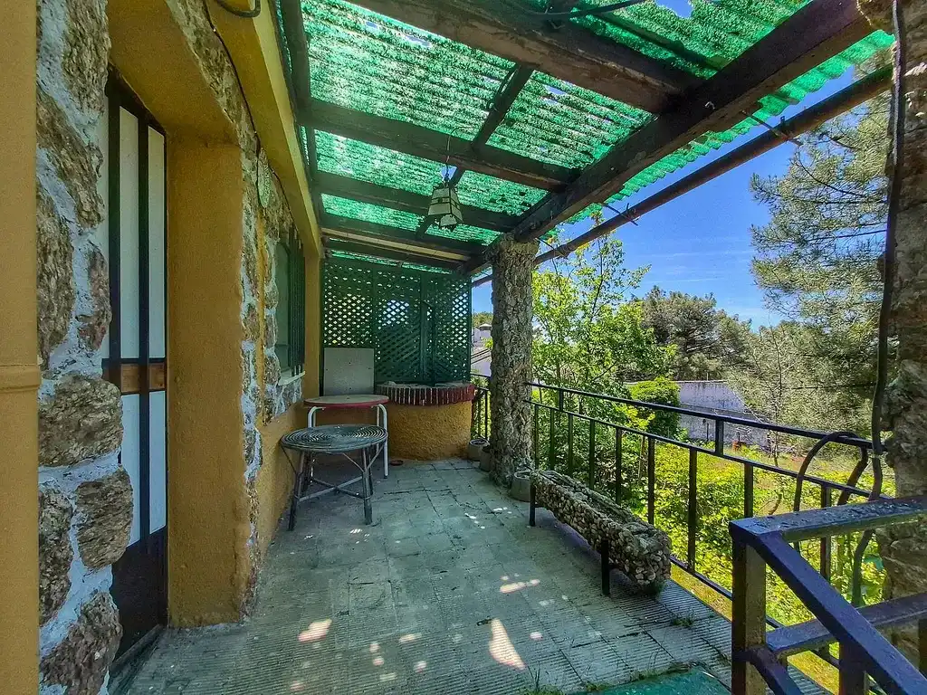 Terraza de Casa adosada en venta en Santa María de la Alameda con Jardín privado y Terraza