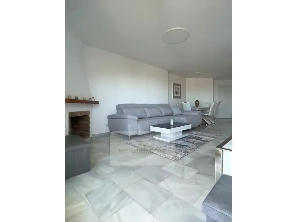 Sala de estar de Piso de alquiler en Mijas con Terraza y Amueblado