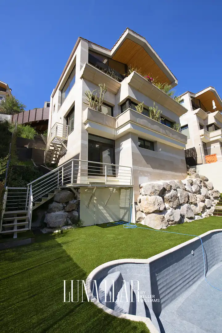 Exterior view of Houses for sale in Sitges  with Private garden and Balcony