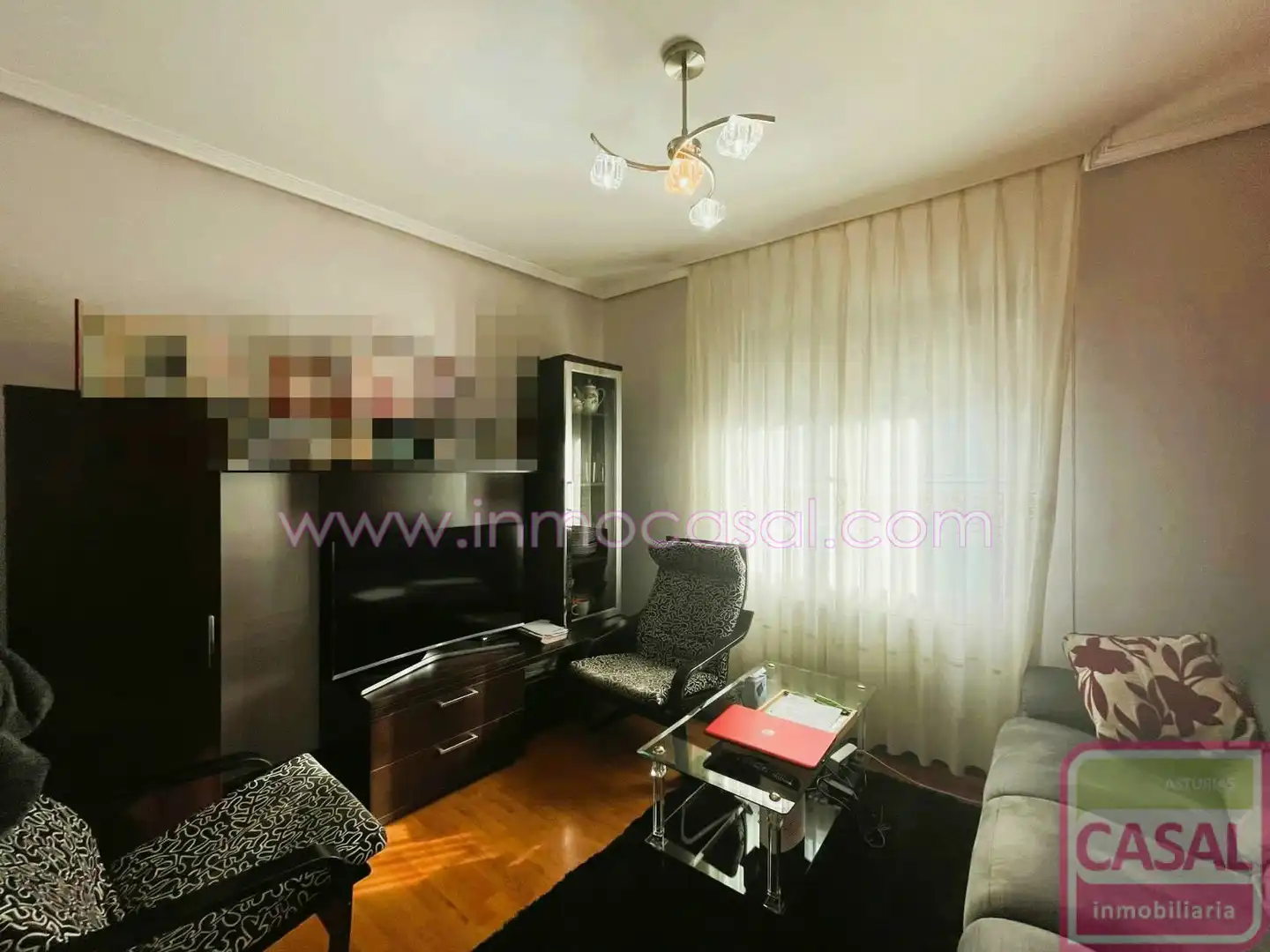 Living room of Flat for sale in Mieres (Asturias)  with Heating, Storage room and Furnished