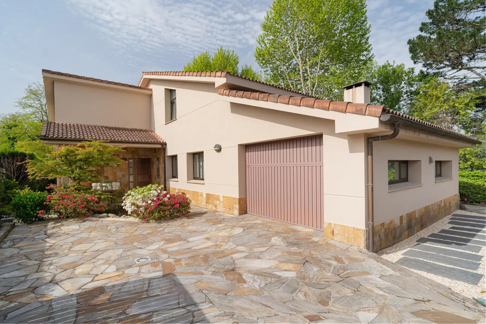 Exterior view of Houses for sale in Oleiros  with Heating, Private garden and Terrace