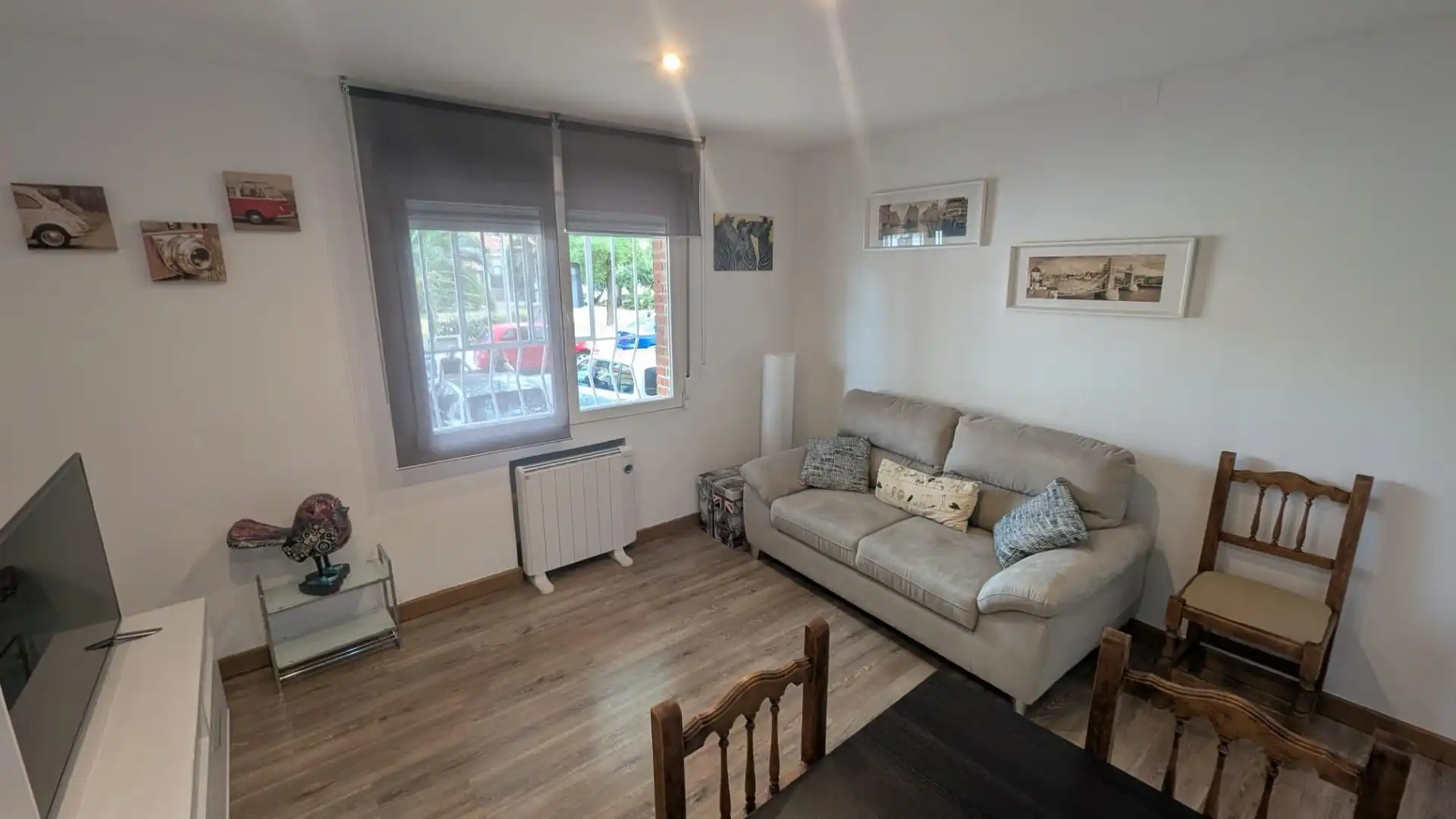 Sala de estar de Piso de alquiler en Madrid con Aire acondicionado, Calefacción y Parquet