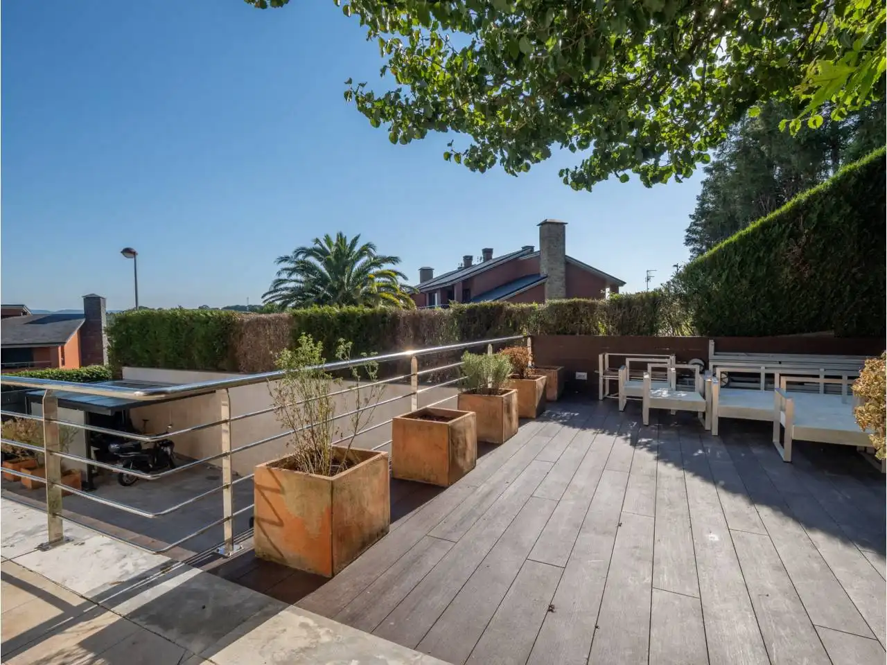 Terrassa de Casa o xalet en venda en Donostia - San Sebastián  amb Aire condicionat, Calefacció i Jardí privat