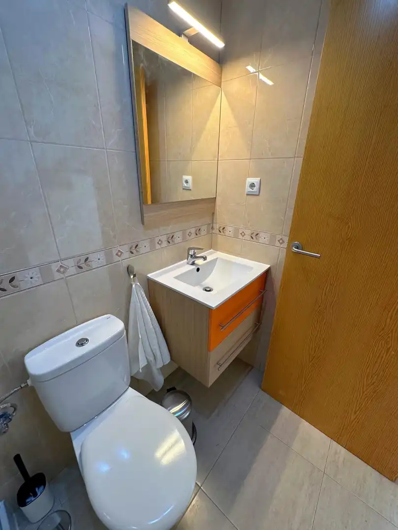 Badezimmer von Maisonette zur Miete in Pulpí mit Klimaanlage und Gemeinschaftspool