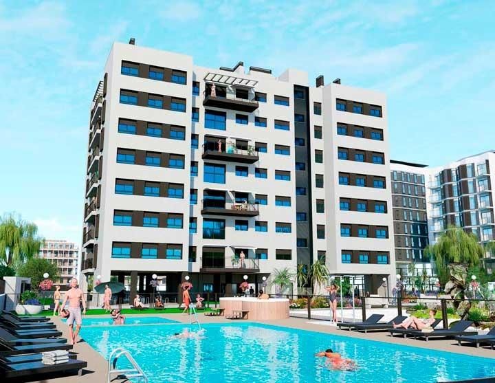 Exterior view of Apartment for sale in Castellón de la Plana / Castelló de la Plana  with Air Conditioner, Storage room and Swimming Pool