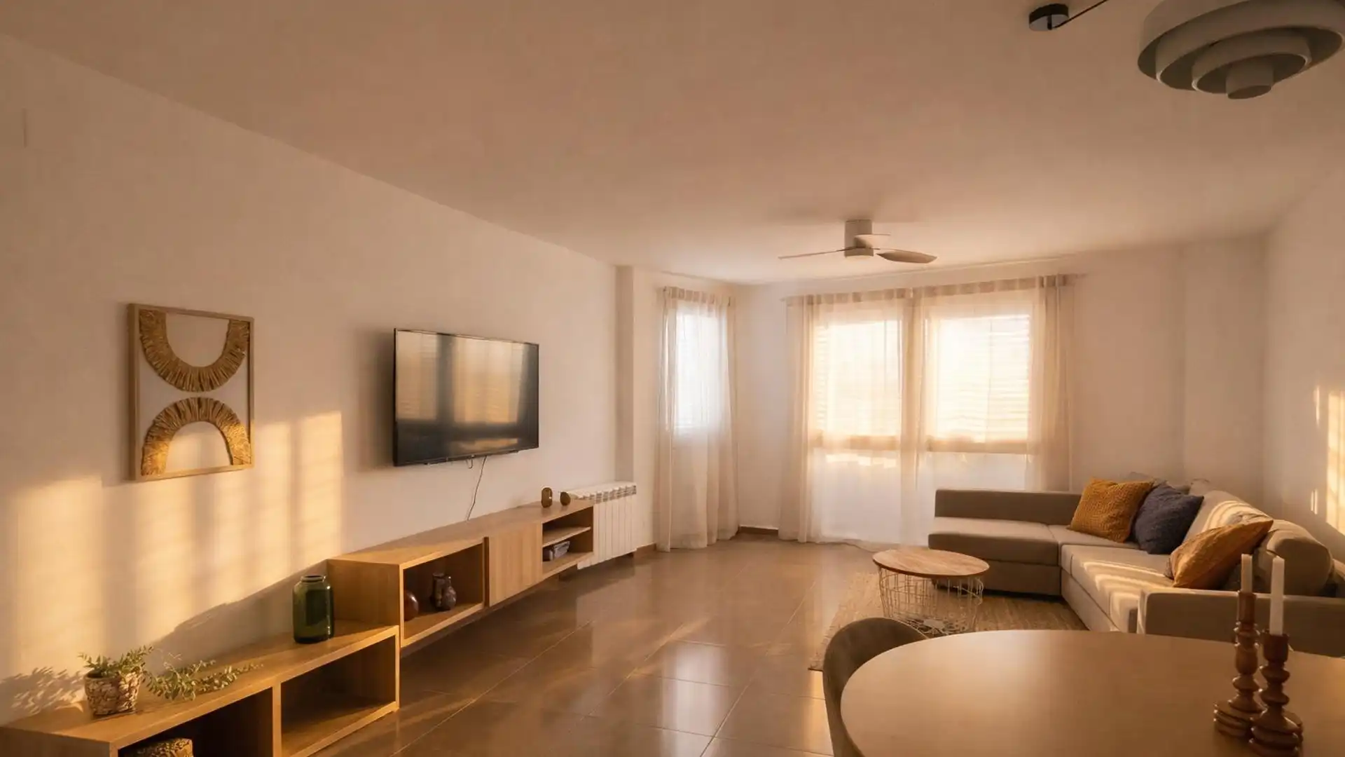 Living room of Flat for sale in Duesaigües  with Furnished