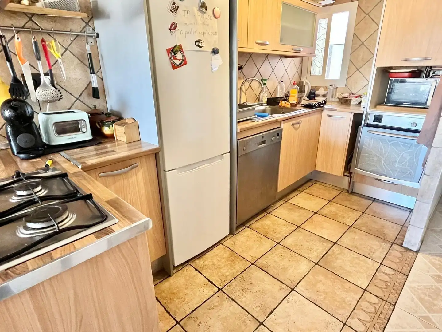 Kitchen of Attic for sale in Ripollet  with Air Conditioner, Heating and Balcony