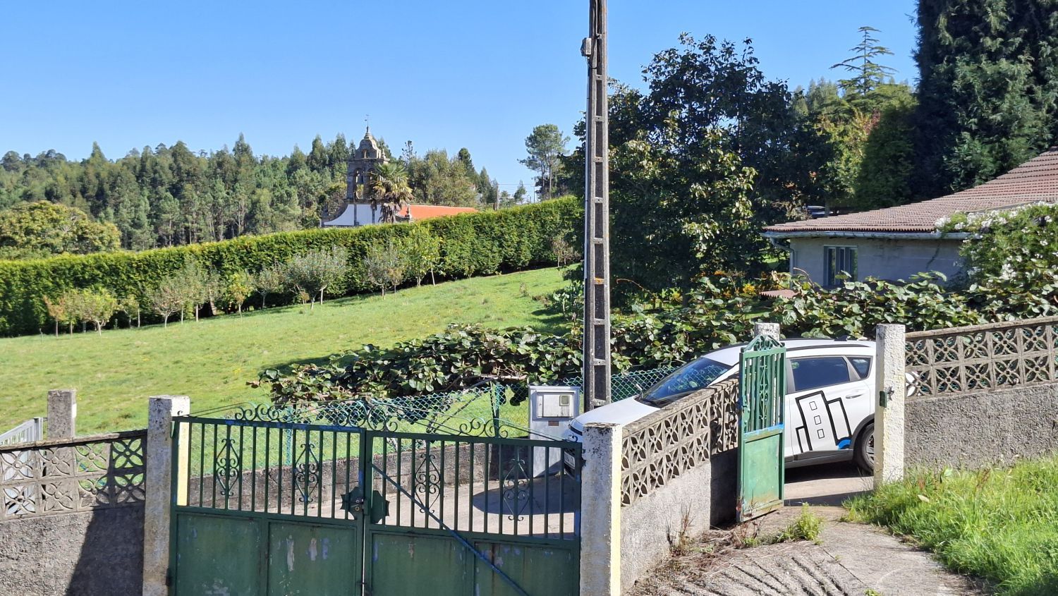 Vista exterior de Casa o xalet en venda en Culleredo amb Calefacció