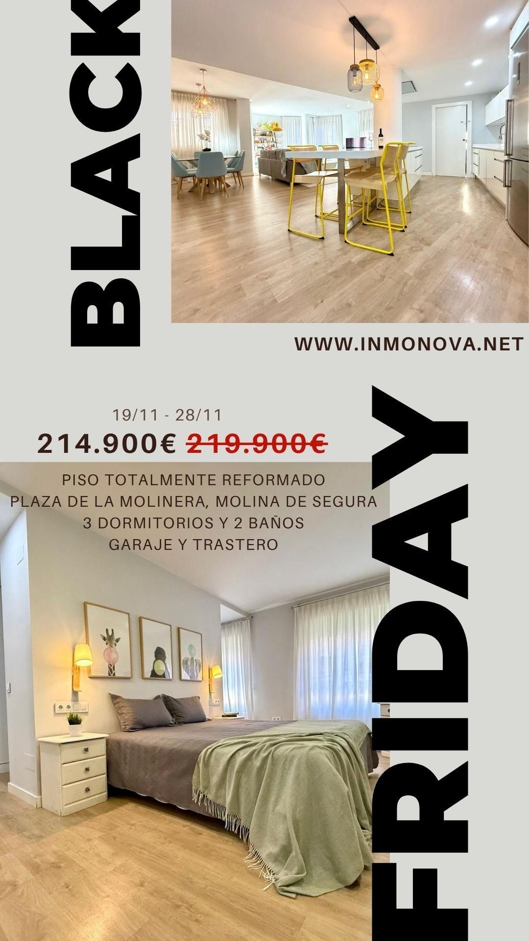 Bedroom of Flat for sale in Molina de Segura  with Air Conditioner, Terrace and Storage room