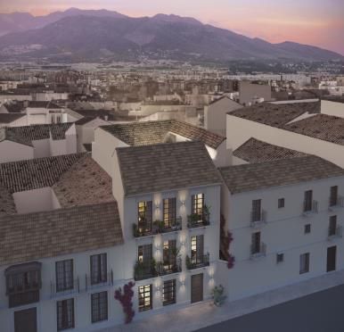 Vista exterior de Apartament en venda en Málaga Capital amb Aire condicionat, Calefacció i Jardí privat