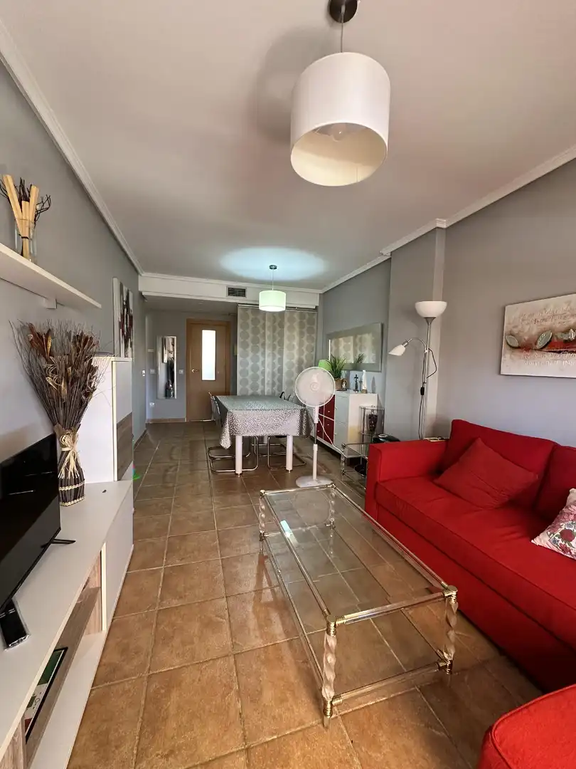 Sala d'estar de Apartament en venda en Vera amb Aire condicionat, Calefacció i Jardí privat