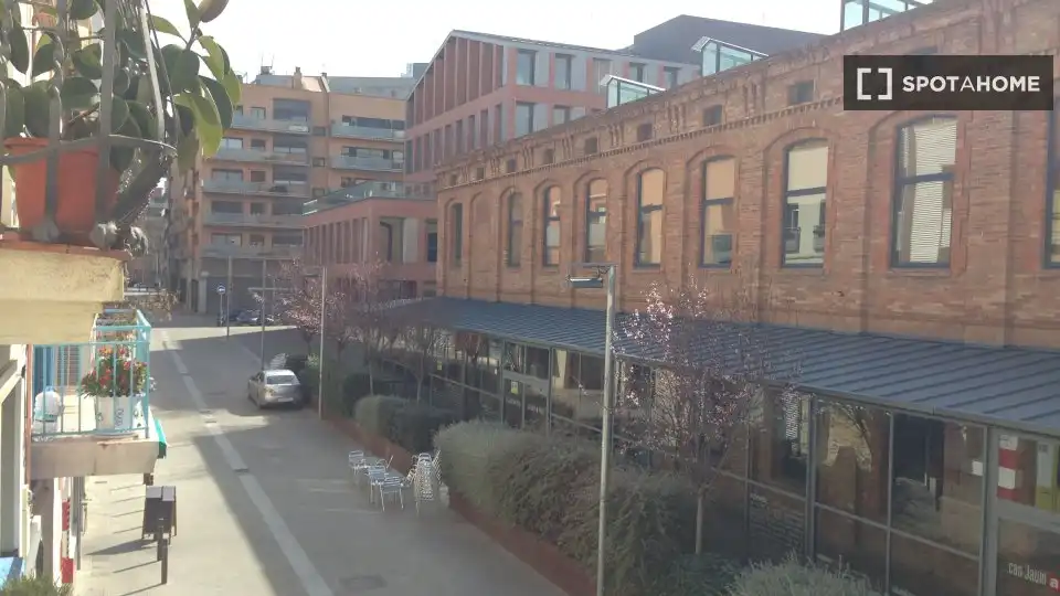 Vista exterior de Pis de lloguer en Barcelona amb Aire condicionat, Calefacció i Moblat
